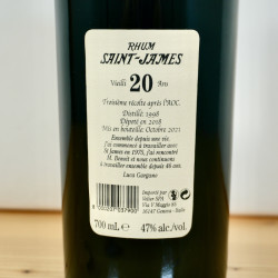 Saint James 1998 Rhum Agricole 20 Years 25th AOC Anniversary Velier, 70 cl, 47 % vol.