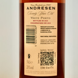 Andresen White Port 20 Years, 50 cl, 20 % vol.