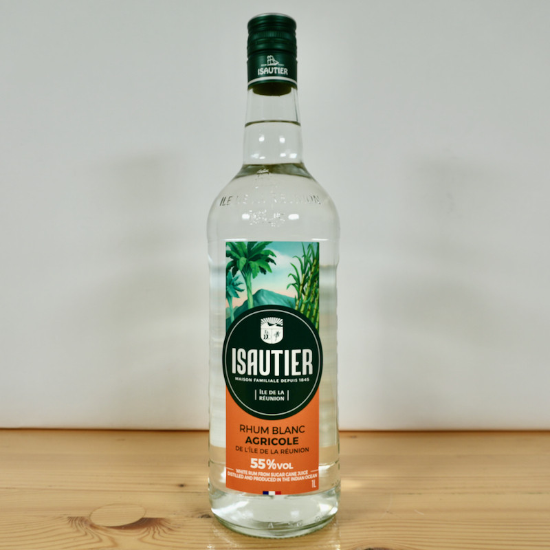 Isautier Blanc Agricole Rhum, 100 cl, 55 % vol.