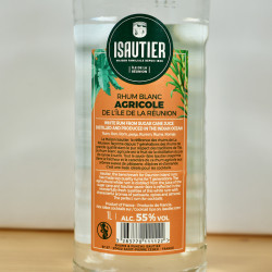 Isautier Blanc Agricole Rhum, 100 cl, 55 % vol.