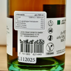 Jack Crap Spirits Honest Venezuela Rum 15 Years, 70 cl, 55 % vol.