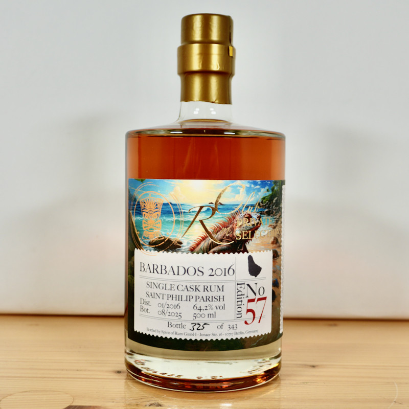 RumClub Private Selection Barbados 2016 Edition No 57, 50 cl, 64.2 % vol.