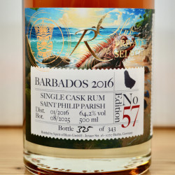 RumClub Private Selection Barbados 2016 Edition No 57, 50 cl, 64.2 % vol.