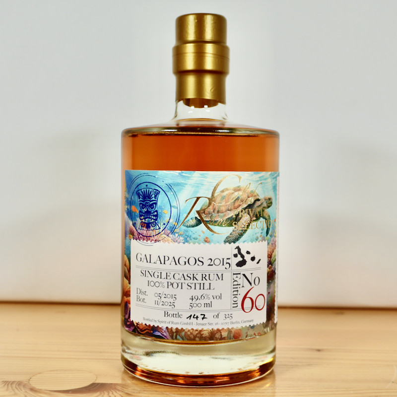 RumClub Private Selection Galapagos 2015 Edition No 60, 50 cl, 49.6 % vol.