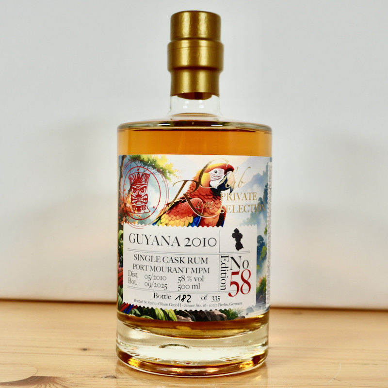 RumClub Private Selection Guyana 2010 Edition No 58, 50 cl, 58 % vol.