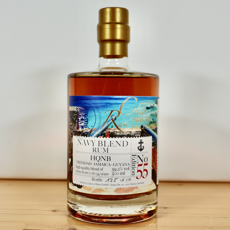 RumClub Private Selection Navy Blend HQNB Edition No 55, 50 cl, 59.2 % vol.