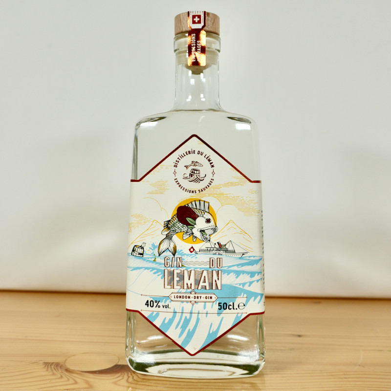 Distillerie du Léman, Gin du Léman, London Dry Gin, 50 cl, 40 %, vol.