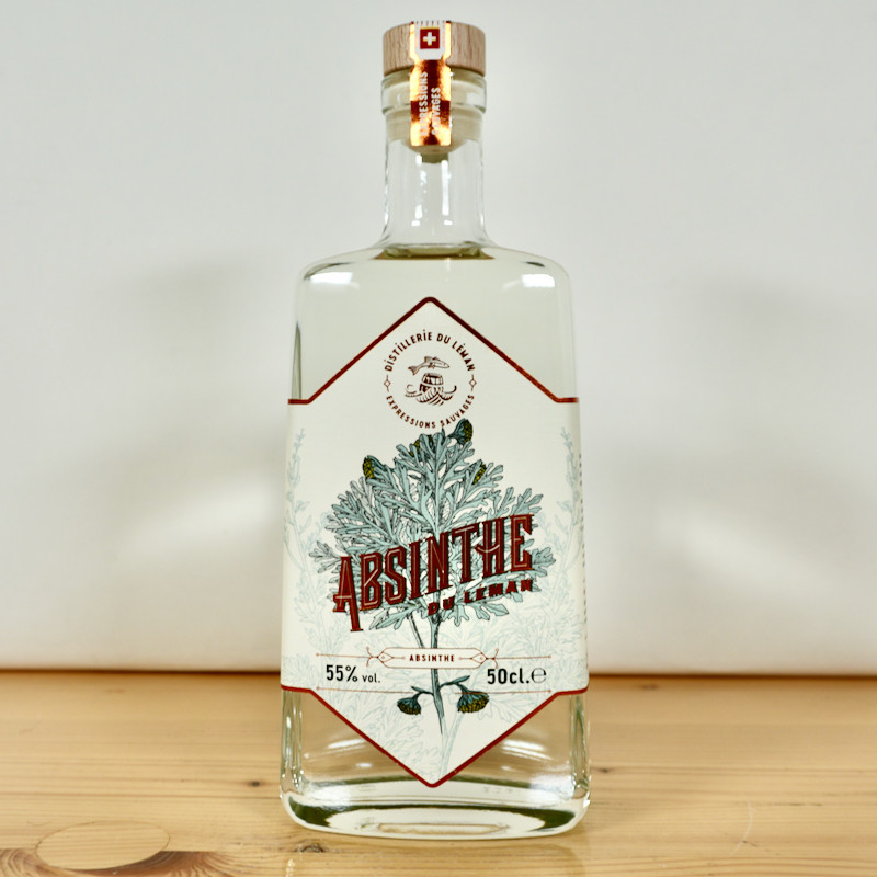 Distillerie du Léman, Absinthe du Léman, 50 cl, 55 %, vol.