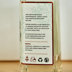 Distillerie du Léman, Absinthe du Léman, 50 cl, 55 %, vol.