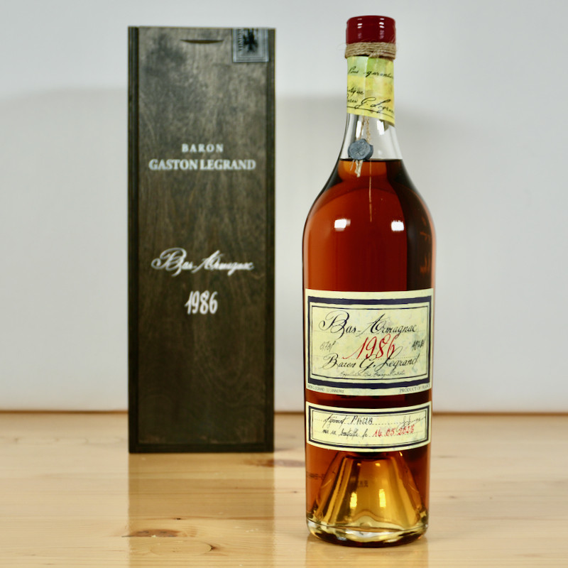 Baron Gaston Legrand 1986 Bas-Armagnac, 70 cl, 40 % vol.