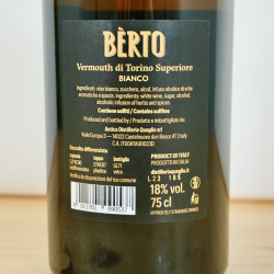 Berto Vermouth Superiore Rosso, 75 cl, 18 % vol.