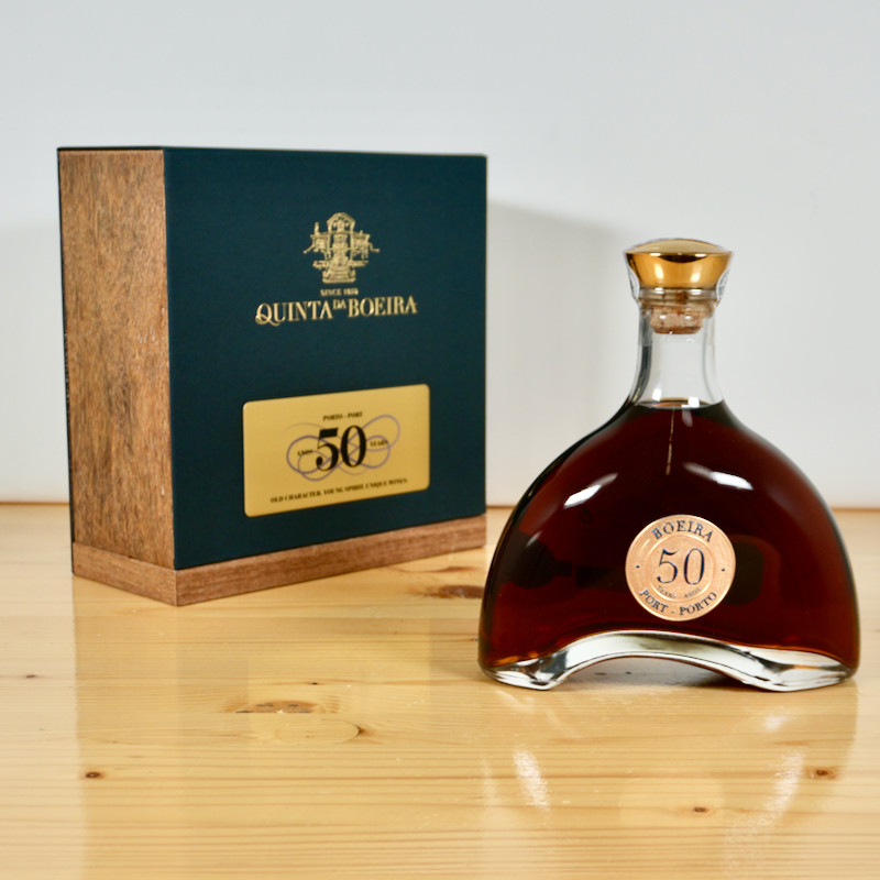 Porto Quinta da Boeira Decanter Special Edition 50 Years Old Tawny in Holzbox, 75 cl, 19.5 % vol.