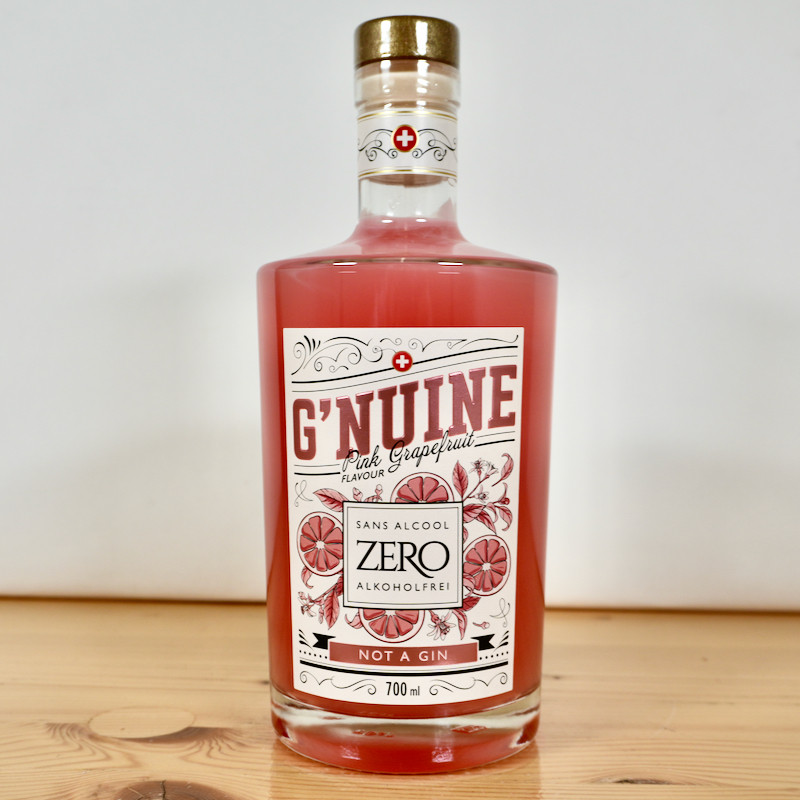 G’nuine Zero Pink Grapefruit Alkoholfrei (Gin Alternative) / 70 cl / 0,0 % vol.
