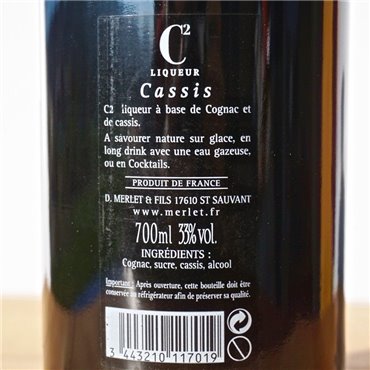 Liqueur - Merlet C2 Liqueur de Cognac au Cassis / 70cl / 33% Liqueur 44,00 CHF