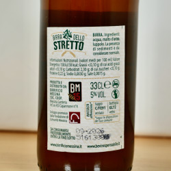 Birra dello Stretto, Sicilian Lager Beer, 33 cl, 5 % vol.