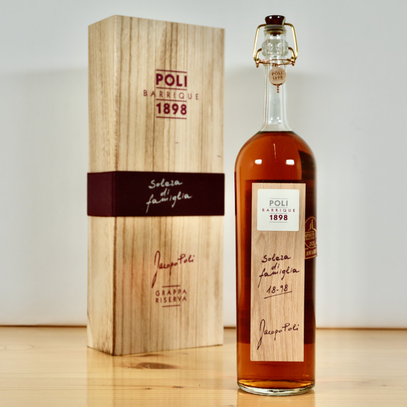 Poli Barrique Solera di Famiglia 1898 Grappa, 70 cl, 55 % vol.