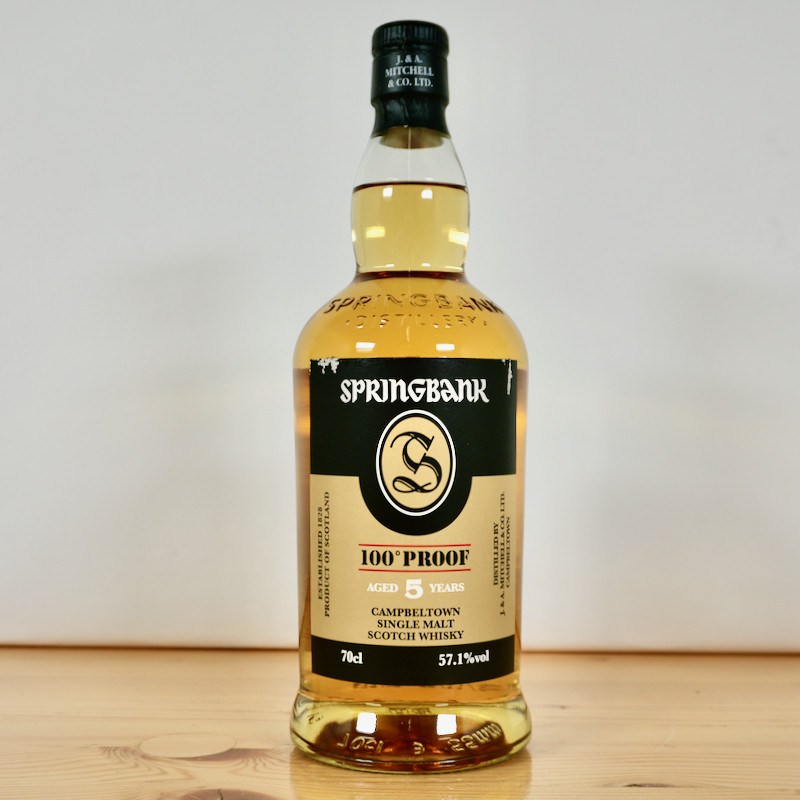 Springbank 5 Years 100 Proof Single Malt Whisky, 70 cl, 57.1 % vol.