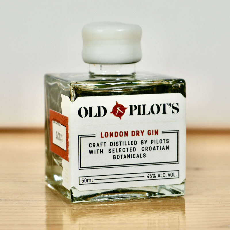 Old Pilot's London Dry Gin Miniatur, 5 cl, 45 % vol.