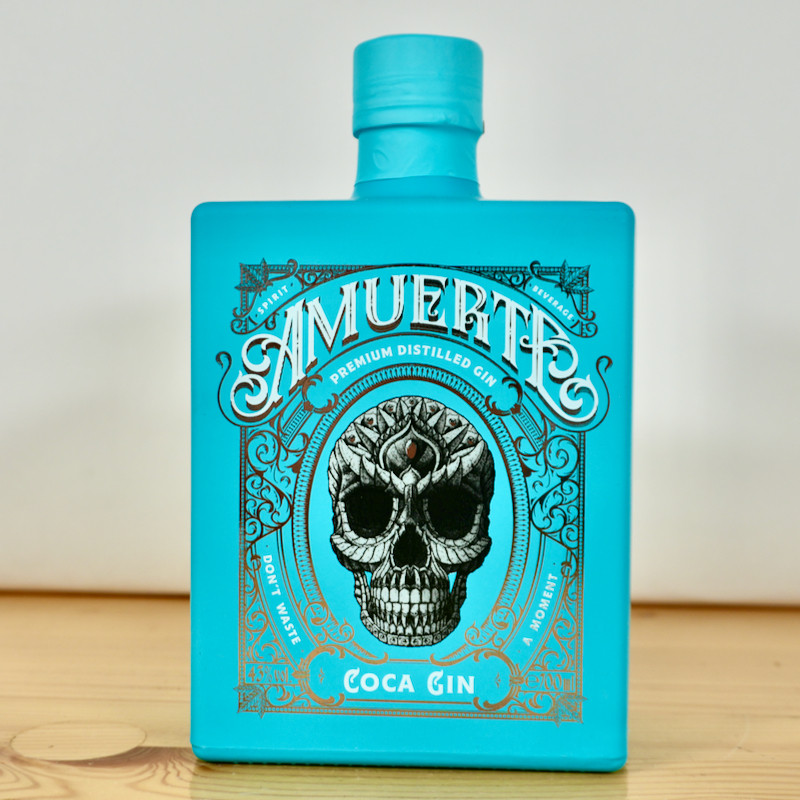 Amuerte Coca Leaf Gin Light Blue Edition, 70 cl, 43 % vol.