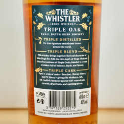 The Whistler Irish Triple Oak Whiskey, 70 cl, 40 % vol.