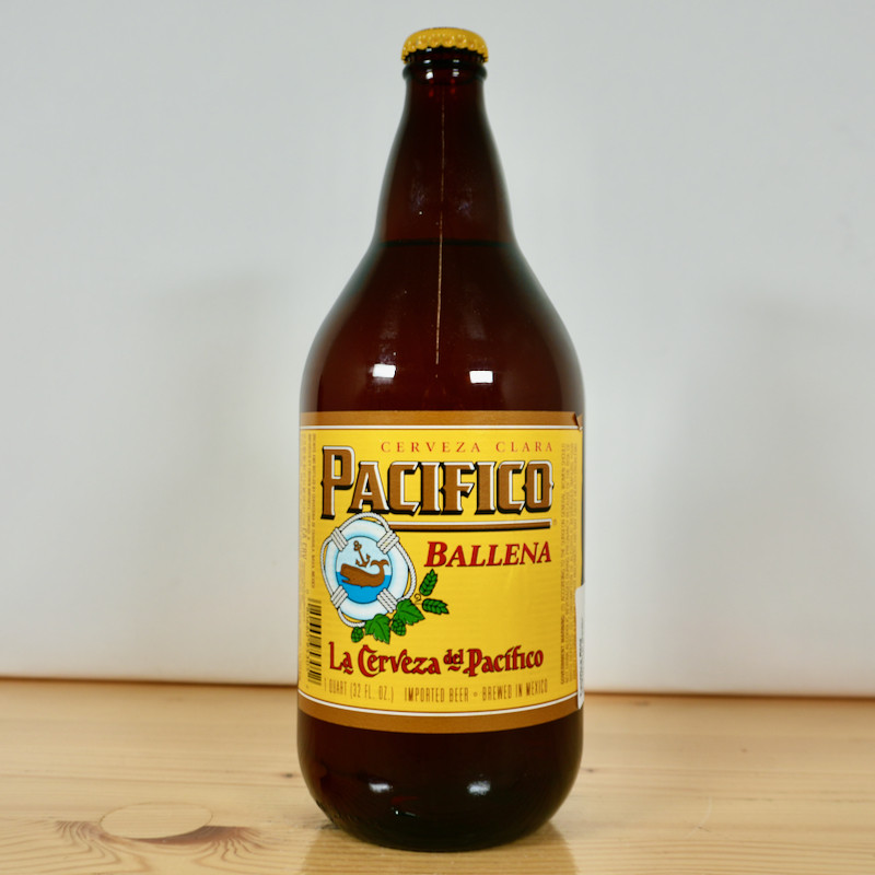 Pacifico Clara Ballena Cerveza de Mexico, 94 cl, 4.4 % vol.