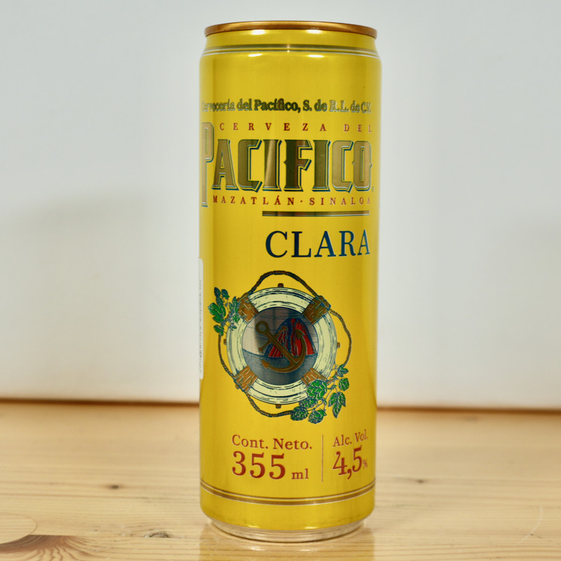 Pacifico Clara en Lata Cerveza de Mexico, 35.5 cl, 4.5 % vol.