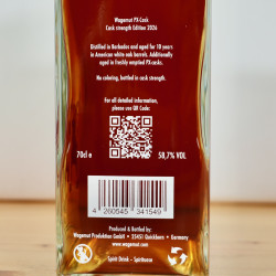 Wagemut PX Cask Barbados Cask Strength Edition 01 (Rum based Spirit), 70 cl, 58.7 % vol.
