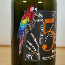 Generation 5 Gin THE BARREL PANAMA SELECT Rum Cask Batch No 5, 50 cl, 40 % vol.