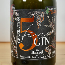 Generation 5 Gin THE BARREL PANAMA SELECT Rum Cask Batch No 5, 50 cl, 40 % vol.
