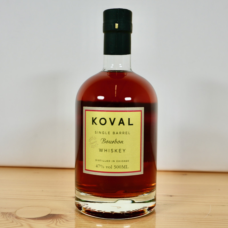 Koval Bourbon Single Barrel Whiskey, 50 cl, 47 % vol.