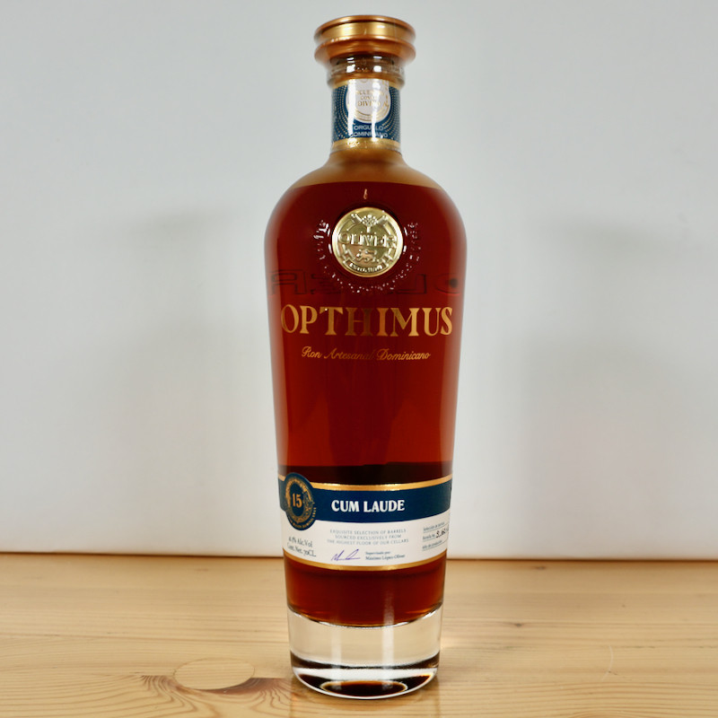 Opthimus Cum Laude 15 Years Old Rum, 70 cl, 41.3 % vol.
