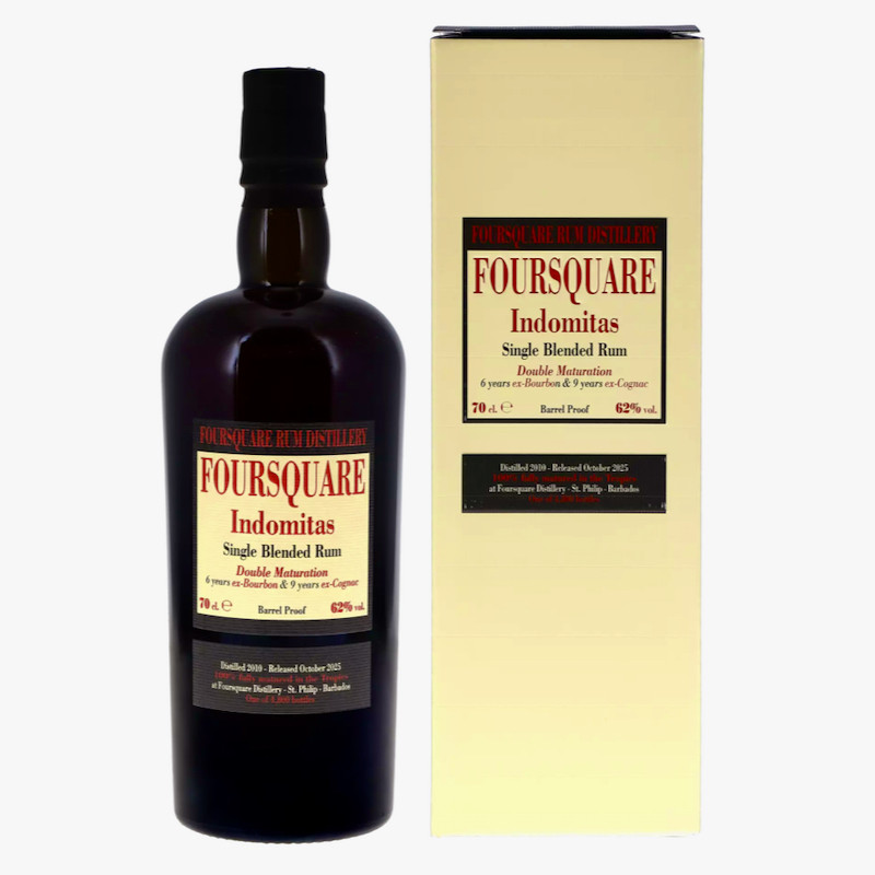 Foursquare Indomitas 2010 Single Blended Rum 2025, 70 cl, 62 % vol.