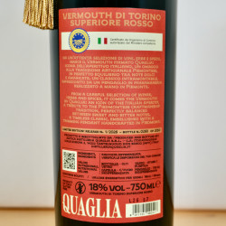 Quaglia Vermouth di Torino Superiore Rosso, 75 cl, 18 % vol.