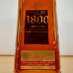 1800 Reserva Triple Cask Anejo Tequila, 100 cl, 38 % vol.