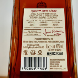 1800 Reserva Triple Cask Anejo Tequila, 100 cl, 38 % vol.