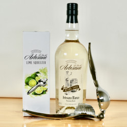El Ron del Artesano Blanco Panama Rum, Set mit Limettenpresse, 70 cl, 40 % vol.