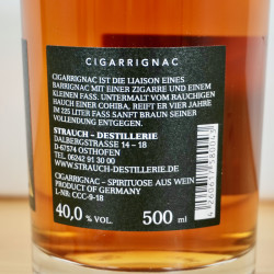 Strauch Cigarrignac 4 Years (Spirits of Wine), 50 cl, 40 % vol.