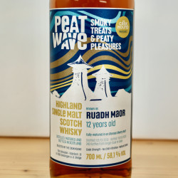 The Caskhound Peatwave Ruadh Maor 12 Years Oloroso Sherry Butt Single Malt Whisky, 70 cl, 58.1 % vol.