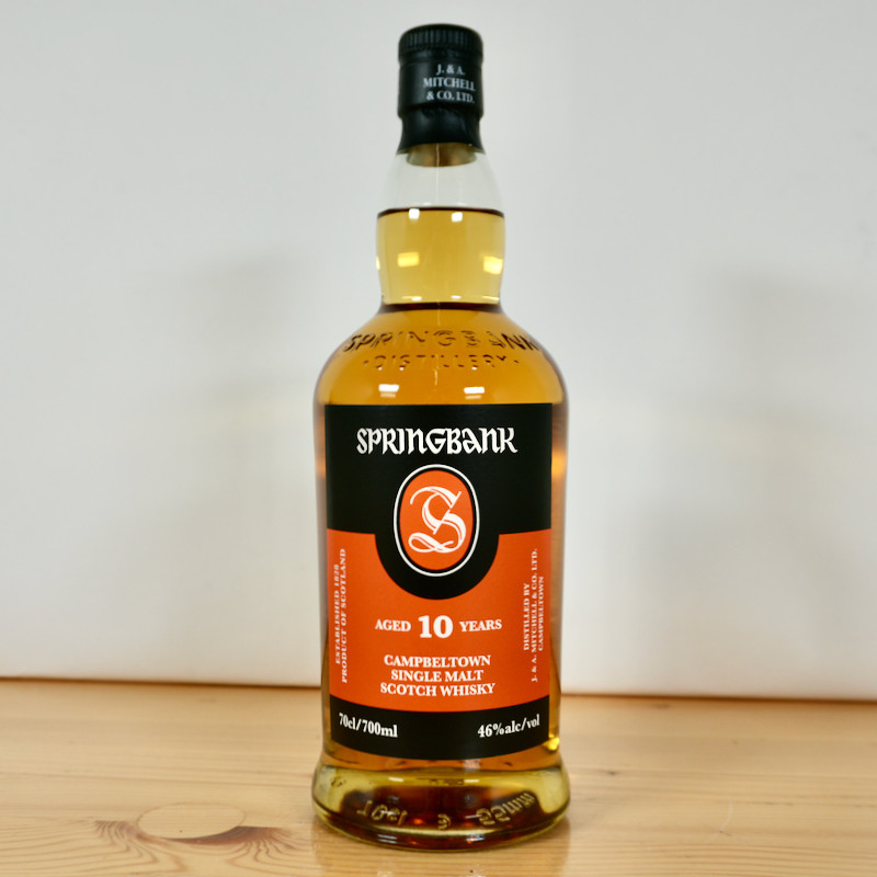 Springbank 10 Years Single Malt Whisky, 70 cl, 46 % vol.