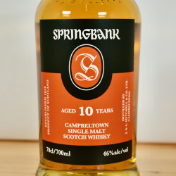 Springbank 10 Years Single Malt Whisky, 70 cl, 46 % vol.