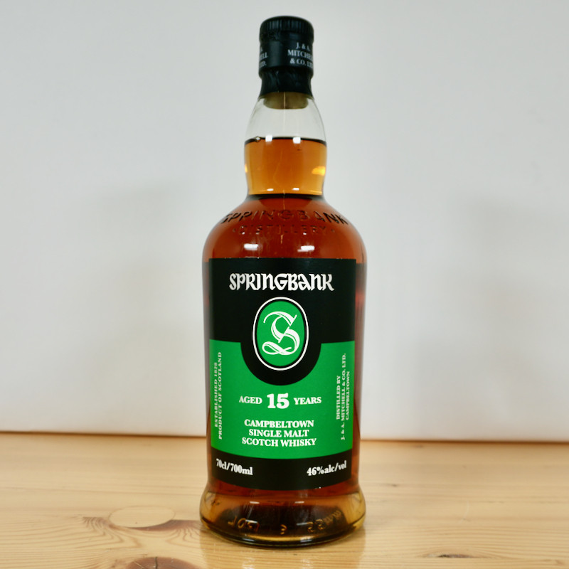Springbank 15 Years Single Malt Whisky, 70 cl, 46 % vol.