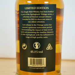 Springbank 31 Years Vintage 1994 Single Malt Whisky, 70 cl, 47.9 % vol.