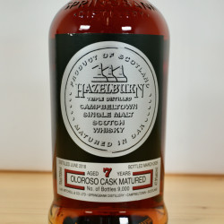 Hazelburn 7 Years Sherry Wood Single Malt Whisky by Springbank / 70cl / 47.9%
