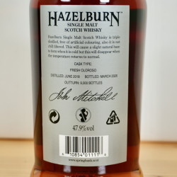 Hazelburn 7 Years Sherry Wood Single Malt Whisky by Springbank / 70cl / 47.9%