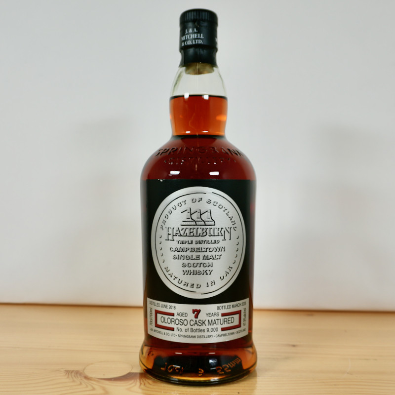 Hazelburn 7 Years Sherry Wood Single Malt Whisky by Springbank / 70cl / 47.9%