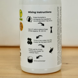 VEGG WHITE Veganer Eiweiss-Ersatz, 25cl, 0.0% vol.
