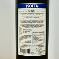 Jsotta Bianco Senza Alkoholfrei, Vermouth-Alternative, 75 cl, 0,0 % vol.