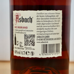 Asbach 8 Jahre Weinbrand, 70 cl, 40 % vol.