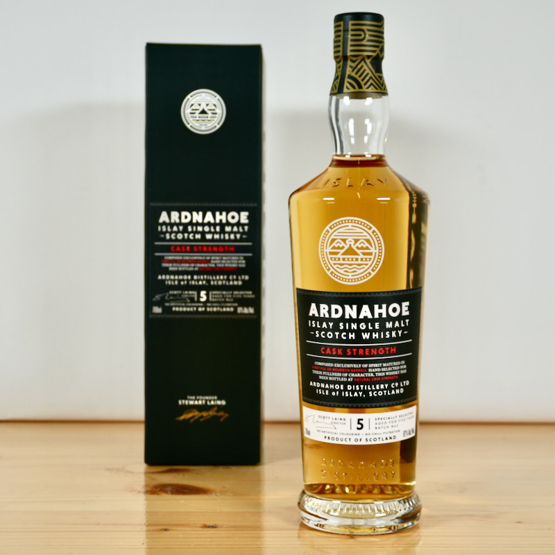 Ardnahoe 5 Year Old Cask Strength Islay Single Malt Scotch Whisky, 70 cl, 61 % vol.