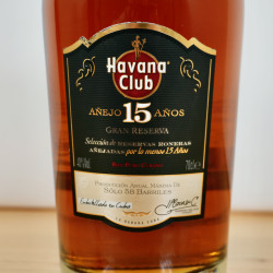 Havana Club Anejo 15 Anos Gran Reserva Rum – Classic Edition, 70 cl, 40 % vol.